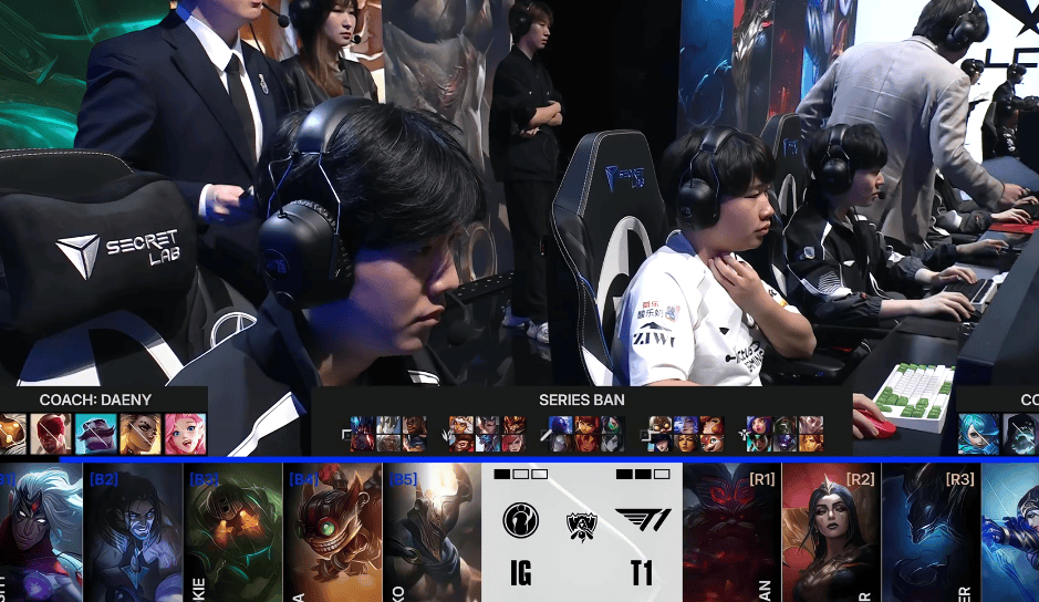 T1击败IG晋级世界赛，Theshy巨大失误，Faker笑开花