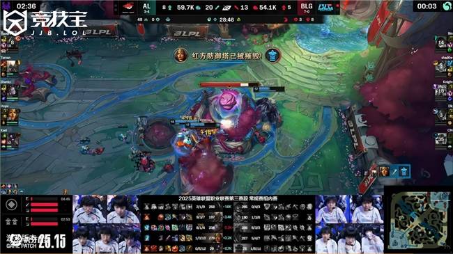 LOL-LPL： AL让一追二击败BLG