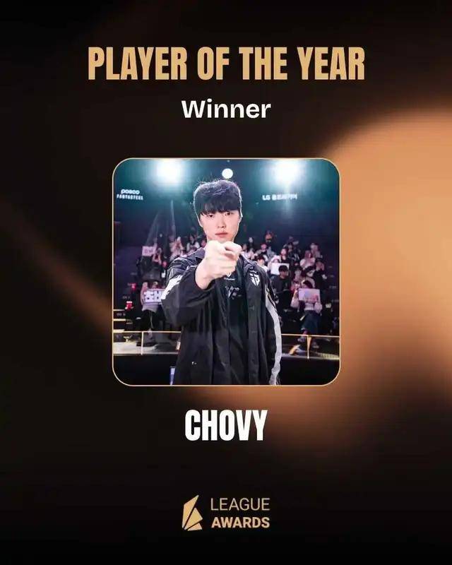 LOL新老交替，Chovy力压Faker拿年度选手，新王登基